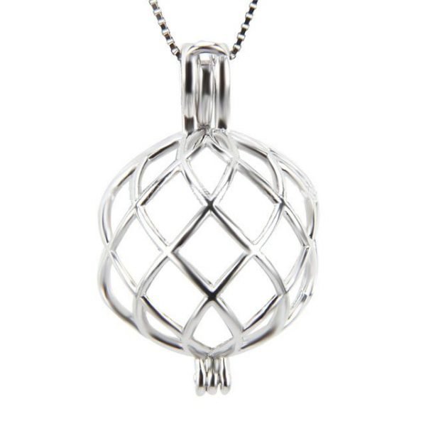 Sterling Silver Twisted Sphere