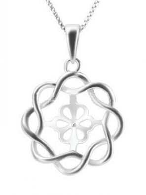 Sterling Silver Braided Pendant