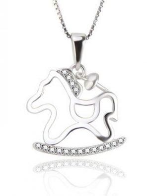 Sterling Silver Rocking Horse