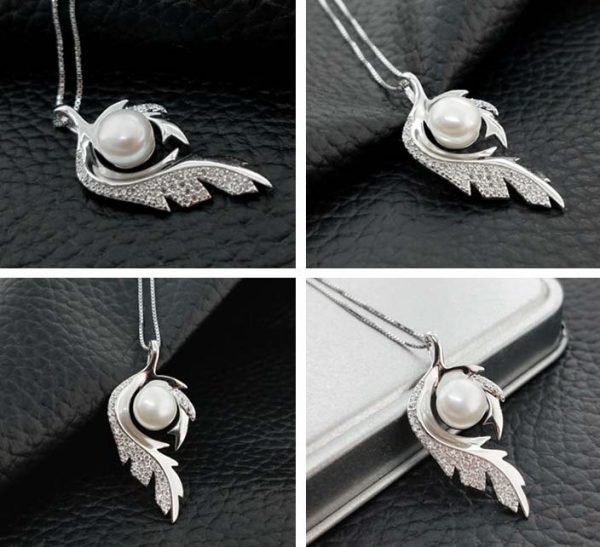 Edison Feather Pendant